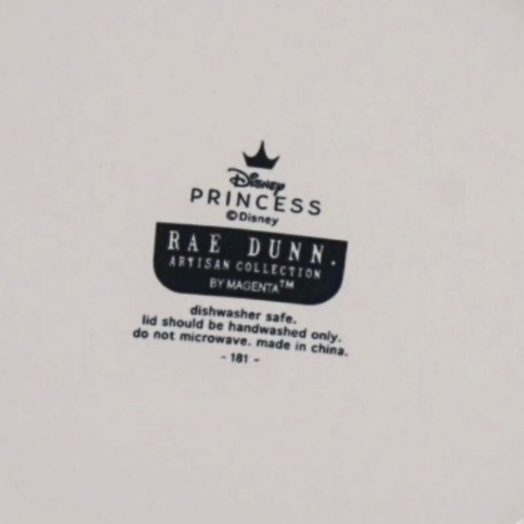 Rae Dunn Disney Princess Cinderella Cookie Jar Canister with Lid - Picture 7 of 9